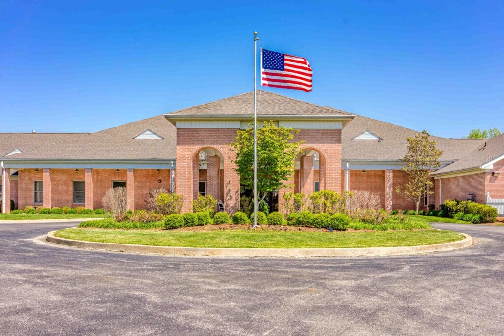 Exterior shot of Inspirations of Mount Washington's front entrance.